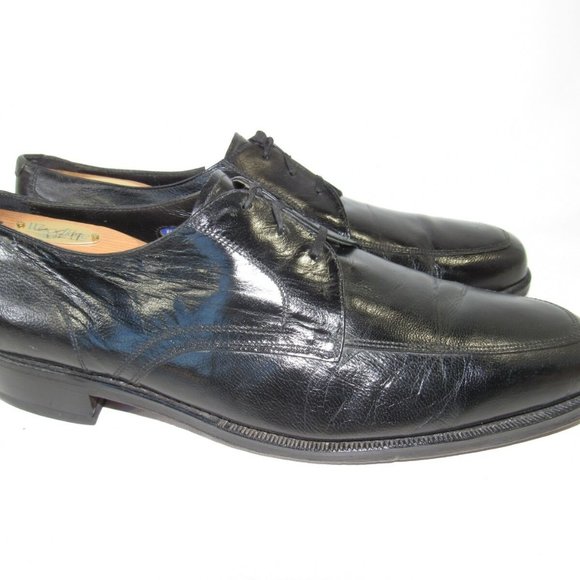 Florsheim Size 11.5 D Black Leather Oxford C3A B33 main image 4